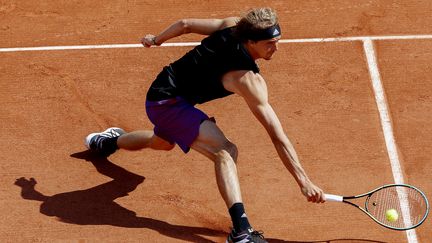 L'Allemand Alexander Zverev s'est qualifié pour les huitièmes de finale à Roland-Garros, le 4 juin 2021. (NICOL KNIGHTMAN / NICOL KNIGHTMAN / AFP)