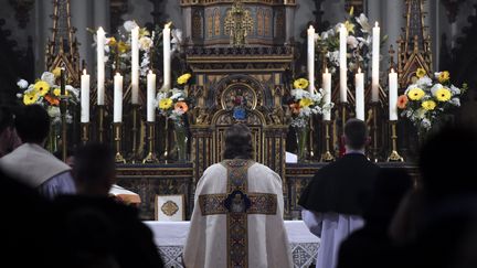 L'intérieur de l'église Marie immaculée de Nancy (photo d'illustation). (ALEXANDRE MARCHI / MAXPPP)