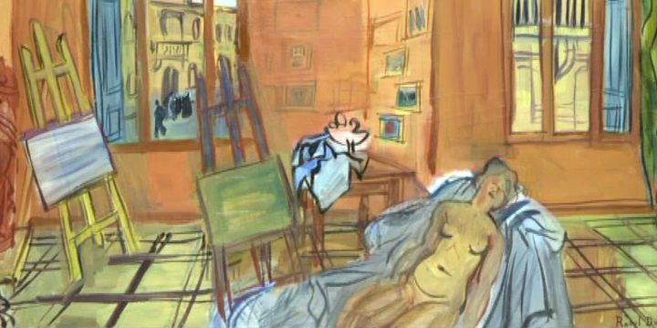 "L'atelier de la rue Jeanne d'Arc" de Raoul Dufy, l'une des oeuvres de la donation Cligman
 (France 3 Capture d&#039;écran)