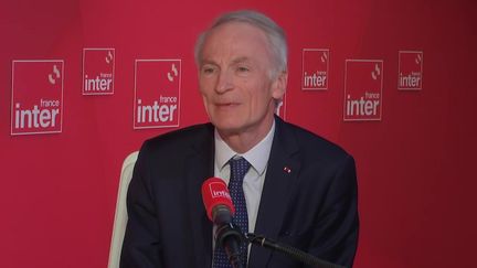 Jean-Dominique Senard était l'invité du 8h20 de France Inter, vendredi 12 mai. (FRANCE INTER / RADIO FRANCE)