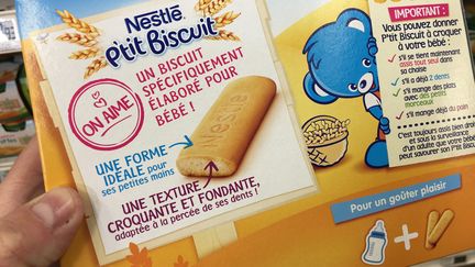 Biscuits pour bébés "P'tit biscuit" de Nestlé. (MAXPPP)