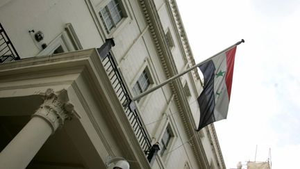 L'ambassade de Syrie &agrave; Londres&nbsp;(Royaume-Uni), le 29 mai 2012. (CITIZENSIDE.COM / AFP)