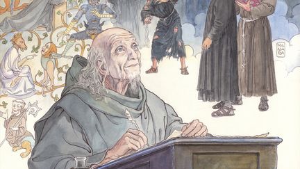 Couverture de la BD "Le nom de la rose". (Editions Glénat)