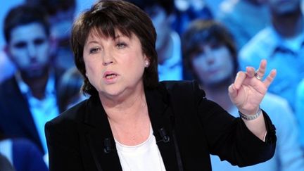 Martine Aubry, première secrétaire du Parti socialiste (21 mars 2011) (AFP/MIGUEL MEDINA)