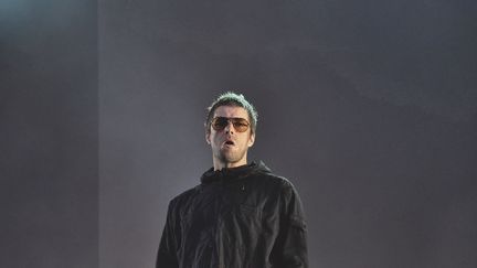 "Je ne suis jamais monté sur cette scène, mais je connais bien les coulisses !" Liam Gallagher, l'air pensif et un peu boudeur sur la grande scène de Rock en Seine, neuf ans après la séparation du groupe Oasis ici même. (Lire notre compte-rendu du concert ici)
 (Olivier Flandin FTV)