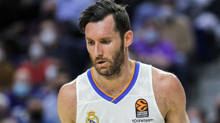 Le madrilène Rudy Fernandez lors du match du Real Madrid contre Milan en Euroligue. (IRH / SPAIN DPPI via AFP)