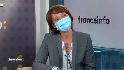 Catherine Courboillet, présidente de Cerba HealtCare, invitée de franceinfo, mercredi 7 octobre 2020. (FRANCEINFO / RADIO FRANCE)