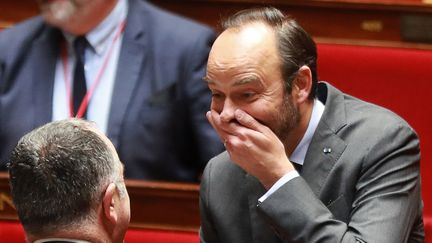 Edouard Philippe, le 28 novembre 2018, à l'Assemblée nationale. (JACQUES DEMARTHON / AFP)