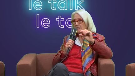 Anne Deysine, juriste, spécialiste des questions politiques et juridiques américaines et professeure émérite à Paris-Nanterre dans le Talk de franceinfo jeudi 31 octobre. (FRANCEINFO / RADIO FRANCE)