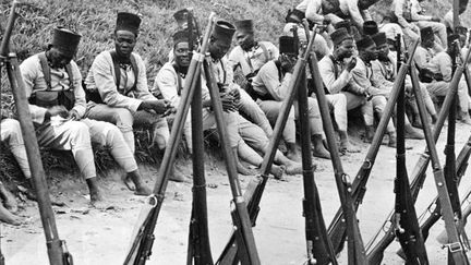 Des tirailleurs sénégalais
 (Musée Ordre et Libération)