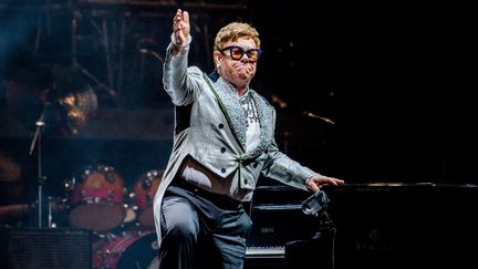 Le chanteur Elton John le 8 juin 2019 à Amsterdam (FERDY DAMMAN / ANP)