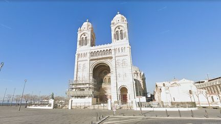 Le parvis de la cathédrale de la Major, à Marseille, là où a eu lieu l'agression. (GOOGLE STREET VIEW)