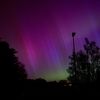 Une aurore boréale visible dans le ciel de Riaillé (Loire-Atlantique), dans la nuit du 10 au 11 mai 2024. (ESTELLE RUIZ / HANS LUCAS / AFP)