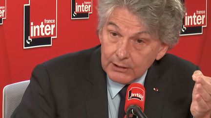 Thierry Breton sur France Inter, le 21 novembre 2018. (FRANCE INTER / RADIO FRANCE)