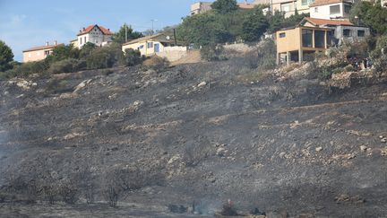 L'incendie entre Martigues, Carro et la Couronne, le 26 juillet 2017. (MAXPPP)