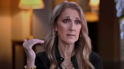 La chanteuse canadienne Céline Dion répond à une interview diffusée sur TF1 le 16 juin 2024. (ALEXANDRE MARCHI / MAXPPP)