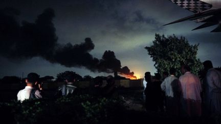 Les talibans attaquent la base militaire de Mehran pour venger Ben Laden (AFP PHOTO/ ASIF HASSAN)