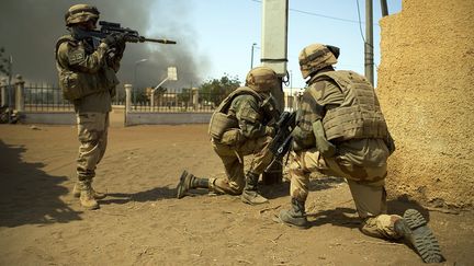 &nbsp; (Une opération des forces françaises à Gao, en février 2013 (photo d'illustration) © MaxPPP)