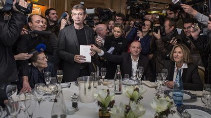 Pierre Lemaître le 4 novembre 2013 lors de la remise du Prix Goncourt
 (GAEL CORNIER/SIPA)