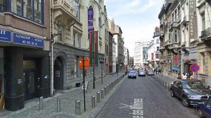 &nbsp; (La fusillade qui a fait trois morts samedi à Bruxelles s'est produite vers 15h50 rue des Minimes, à proximité de l'entrée du musée Juif de Belgique © DR)