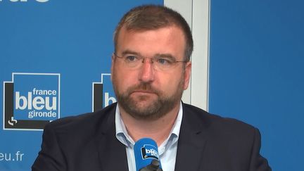 Le député RN de Gironde, Grégoire de Fournas, le 7 novembre 2022 sur France Bleu Gironde. (FRANCE BLEU GIRONDE / RADIO FRANCE)