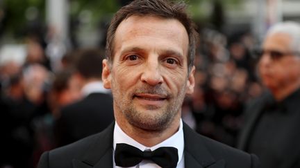 L'acteur et réalisateur Mathieu Kassovitz est venu voir La vie cachée à Cannes.&nbsp; (VALERY HACHE / AFP)