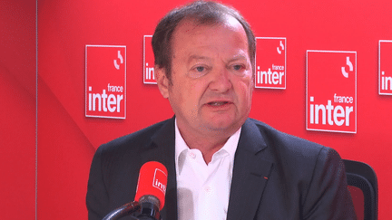 Stéphane Peu, député PCF de Seine-Saint-Denis, invité de France Inter le 6 juillet 2023. (Radiofrance)