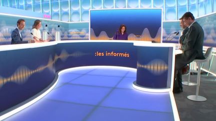 The morning news set of September 17, 2024. (FRANCEINFO / RADIO FRANCE)