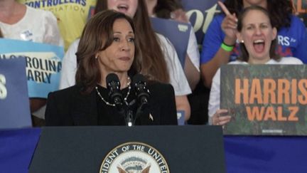 Présidentielle américaine : Kamala Harris et Donald Trump se disputent l'État-clé de la Caroline du Nord