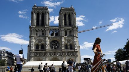 La cathédrale Notre-Dame de Paris, en mai 2020 (OLIVIER CORSAN / MAXPPP)