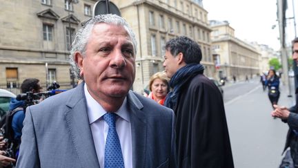 Henri Jibrayel, ici en 2013 devant l'Assemblée nationale. (CHRISTOPHE PETIT TESSON / MAXPPP)