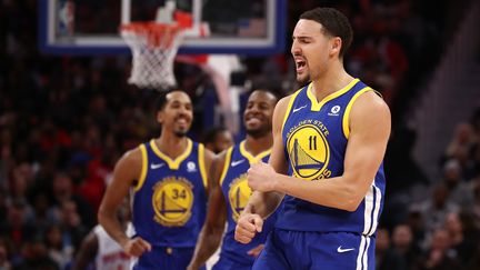 Klay Thompson. (GREGORY SHAMUS / GETTY IMAGES NORTH AMERICA)