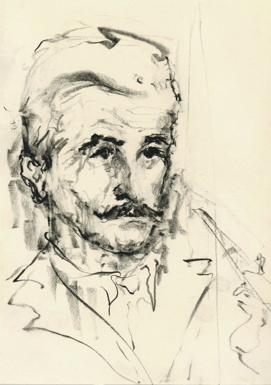 Portrait de William Faulkner par Ewa Klos KLOS 
 (Ewa KLOS/Leemage)