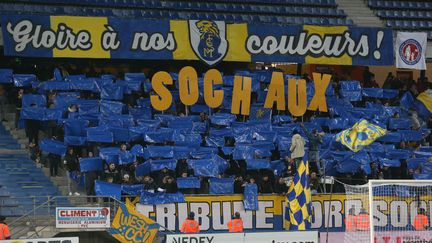 Le kop de Sochaux attend le PSG de pied ferme (LIONEL VADAM  / MAXPPP)