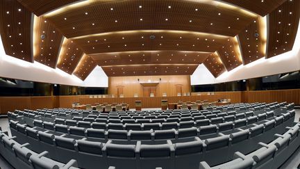 Salle d'audience du Tribunal de l'Union européenne, le 24 novembre 2016. (Photo d'illustration) (MAXPPP)