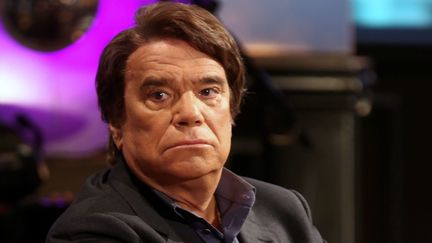 L'homme d'affaires Bernard Tapie sur le plateau de France 5, le 17 janvier 2014. (MAXPPP)