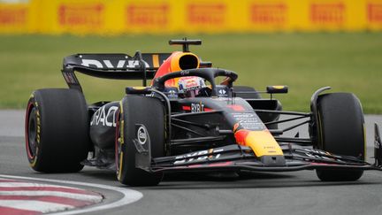 Max Verstappen lors du GP du Canada le 18 juin 2023, à Montréal. (GEOFF ROBINS / AFP)