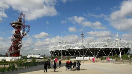 La tour d&#039;Anish Kapoor à Londres.
 (Tim Hales/AP/SIPA)