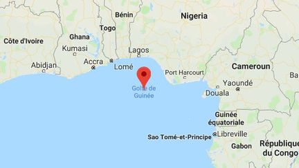 Le golfe de Guinée sur Google Maps. (GOOGLE MAPS)