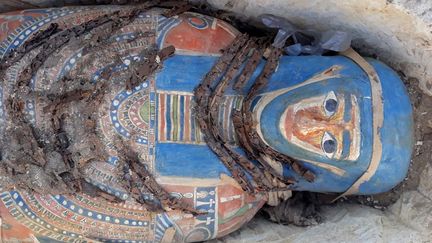 Sarcophage à Dahchour en Egypte
 (Egyptian Ministry of Antiquities / AFP)