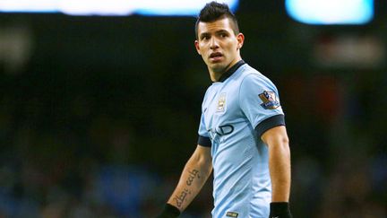 L'attaquant de Manchester City, Sergio Aguero