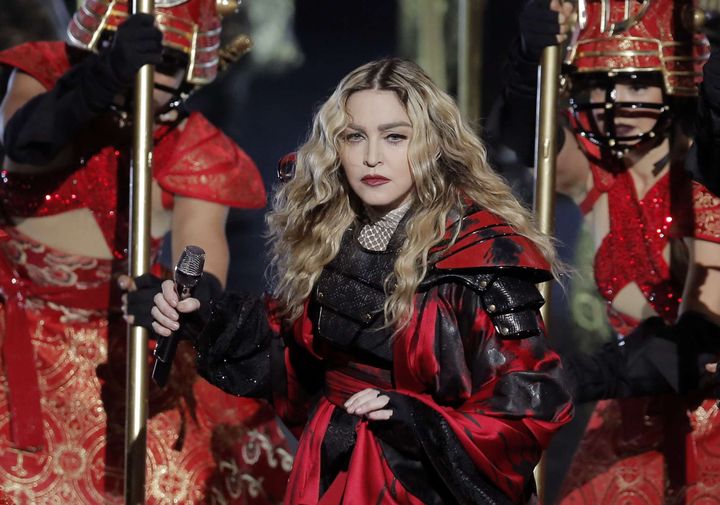 Madonna sur scène (2016)
 (Kin Cheung/AP/SIPA)