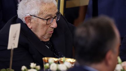 Former US Secretary of State Hnery Kissinger at a reception in Washington (USA) on June 23, 2023. (ALEX WONG / GETTY IMAGES / AFP)