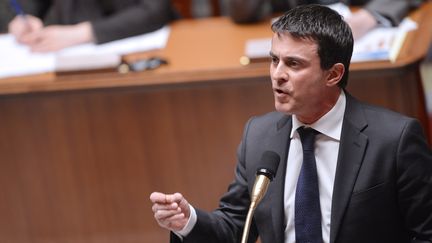 Manuel Valls, le 20 f&eacute;vrier 2013. (MIGUEL MEDINA / AFP)