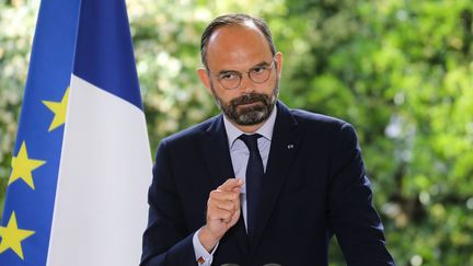 Le Premier ministre Edouard Philippe lors d'une céréminie au ministère des Affaires étrangères, à Paris, le 8 juillet 2019. (LUDOVIC MARIN / AFP)