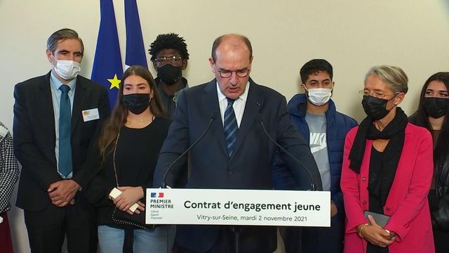 Jean Castex présente le contrat d'engagement jeune