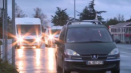 "Convoi de la liberté" : les participants ont repris la route pour rejoindre Bruxelles (FRANCE 3)