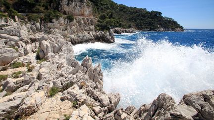 Le sentier du littoral de Saint-Jean-Cap-Ferrat (Provence-Alpes-Cote-d'Azur), le 21 juillet 2011. (MAXPPP)