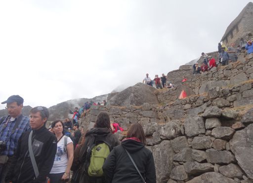 Affluence touristique au Machu Picchu le 11 août 2015 (FTV - Laurent Ribadeau Dumas)