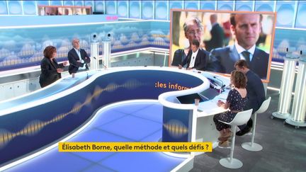 Le plateau des informés du matin, mardi 17 mai 2022. (CAPTURE D'ÉCRAN FRANCEINFO)